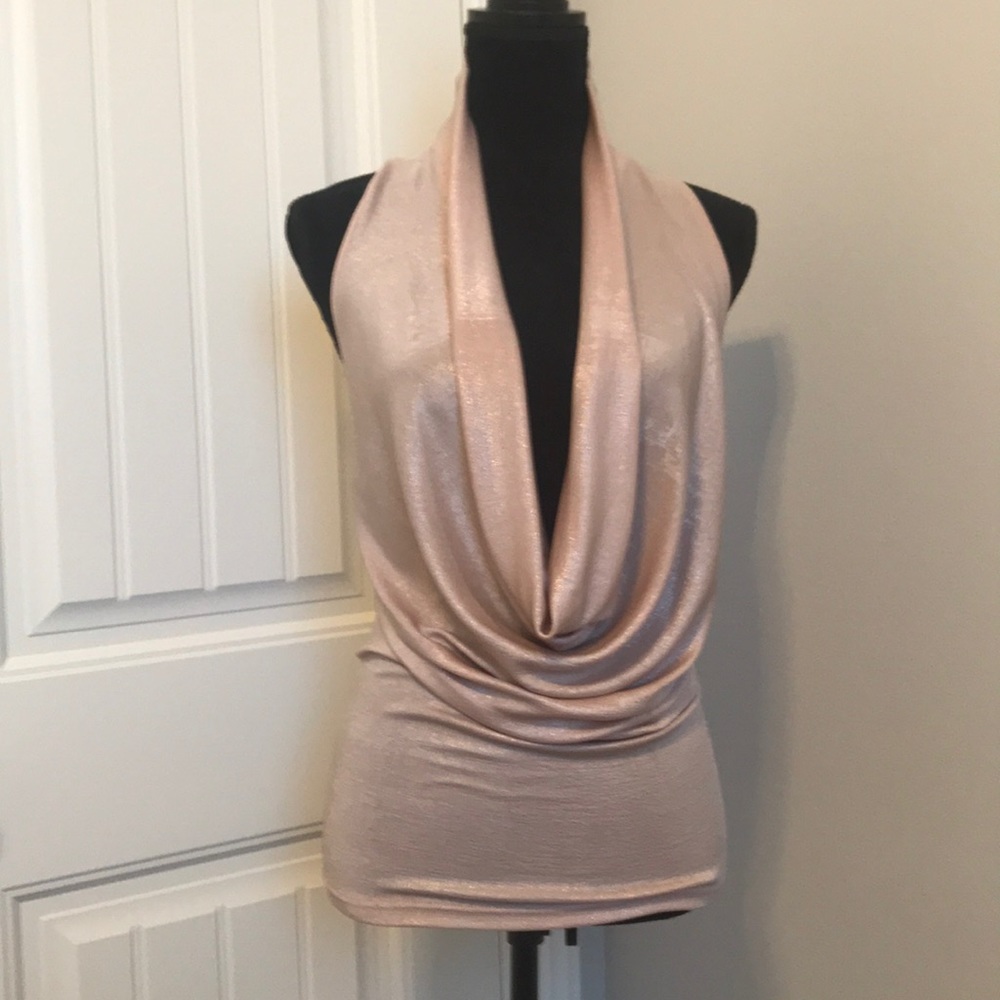 Metallic Light Pink Top - Picture 2 of 7